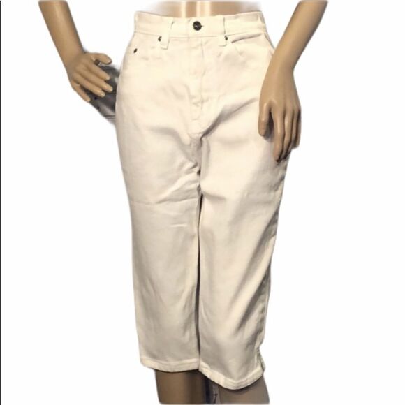 Route 66 Stretch Fit White Cropped Jeans 7… - Picture 2 of 11